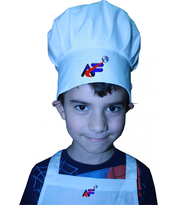 çocuk aşçı kep-mantar kep