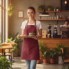 barista önlük şef cafe mutfak garson restaurant seramik kanvas panama kumaş su itici leke tutmaz